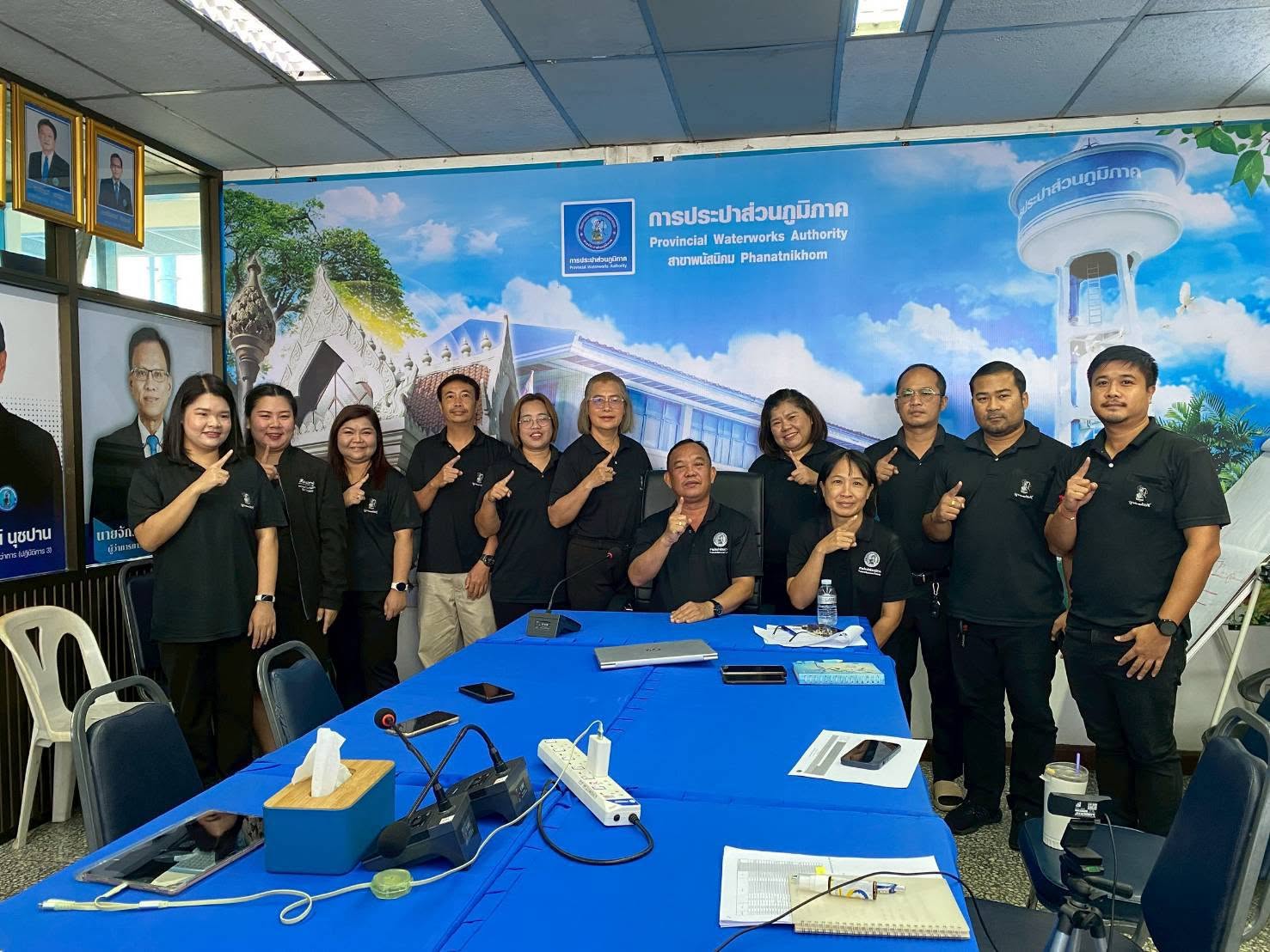 กปภ.สาขาพนัสนิคม ประกาศเจตนารมณ์ Green Makeover Kick-off เดินหน้ารวมพลังองค์กรสีเขียว