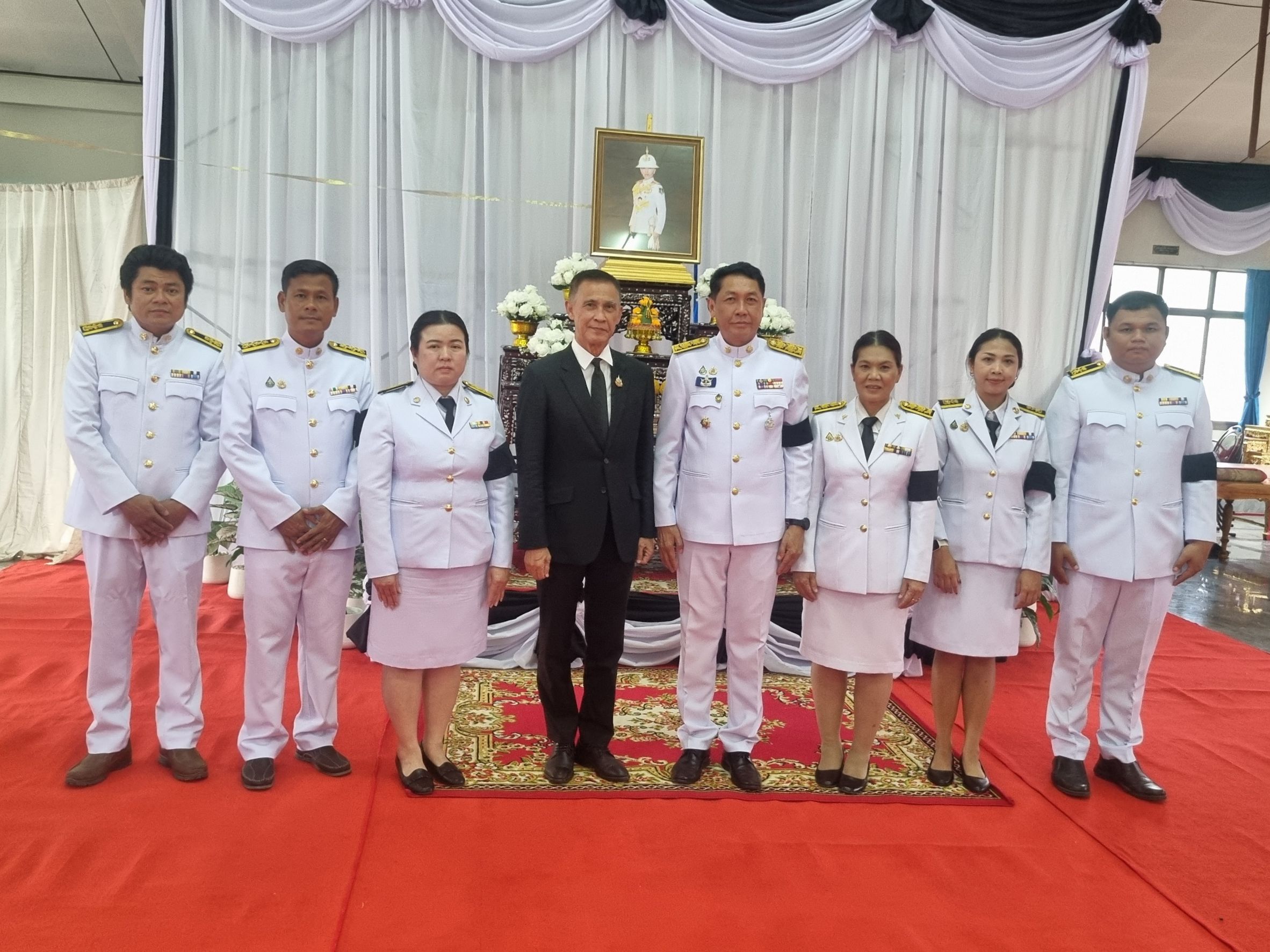 กปภ.สาขาพนมสารคาม ร่วมพิธีบำเพ็ญกุศลสัตตมวาร 7 วัน ถวายเป็นพระกุศล แด่สมเด็จพระเจ้าลูกเธอ เจ้าฟ้าพัชรกิติยาภา  นเรนทิราเทพยวดี กรมหลวงราชสาริณีสิริพัชร มหาวัชรราชธิดา